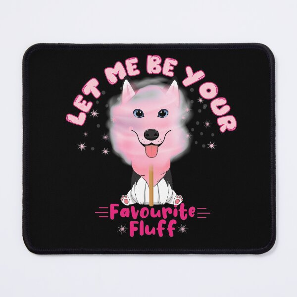 Item preview, Cute Sweet Husky Puppy Pink Watercolor Cotton Candy designed and sold by PinkPandaDesign.