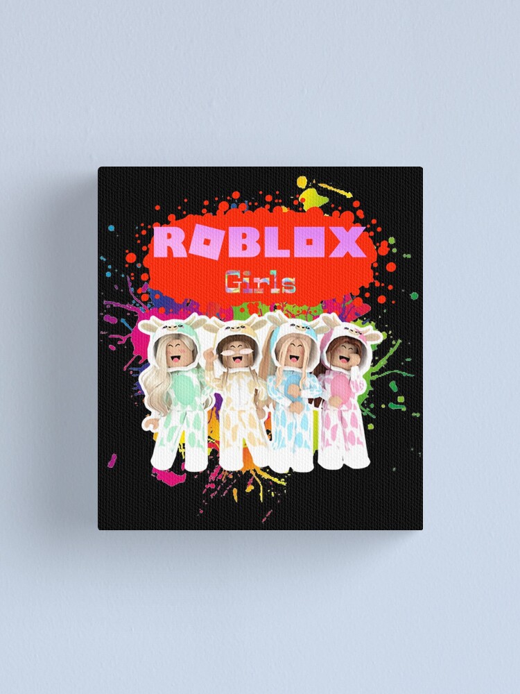 "roblox girls" Canvas Print by BERDOFRENZY Redbubble