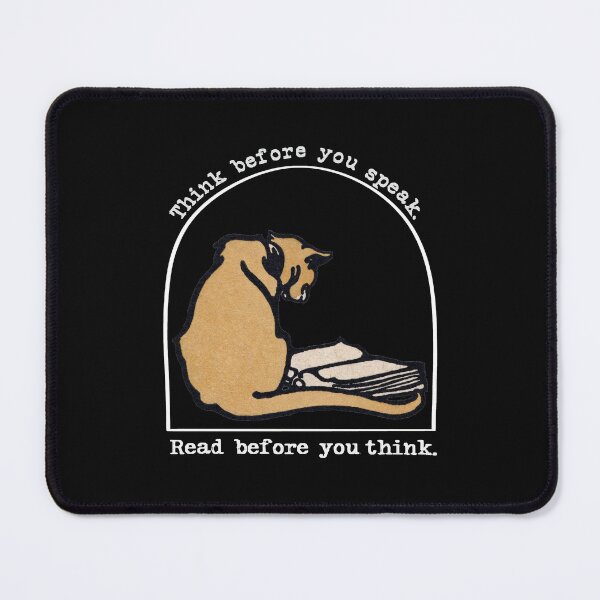 Item preview, Think Before You Speak. Read Before you Think Academia designed and sold by SnakeCharm.
