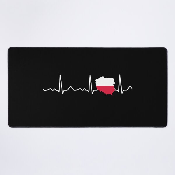 Item preview, Poland - heartbeat, pulse, heart line, EKG designed and sold by Mohja-Design.