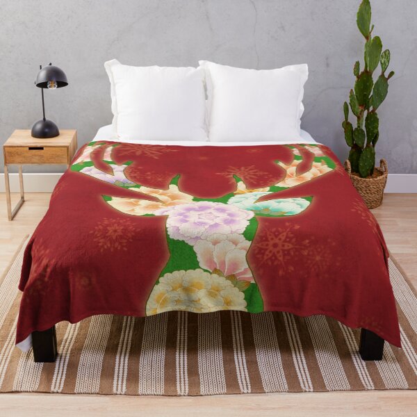 Item preview, Peony deer : Minhwa-Korean traditional/folk art designed and sold by minsillust.