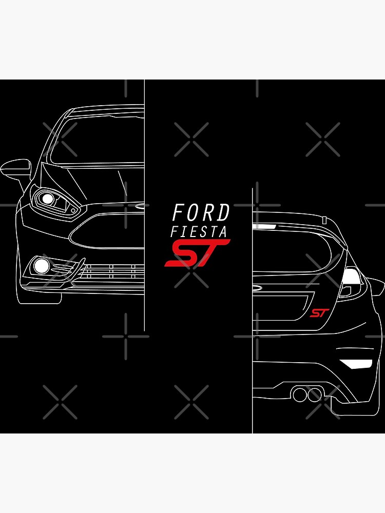 Tapis de souris for Sale avec l'œuvre « Ford Fiesta ST » de l'artiste Alice  Lavalle