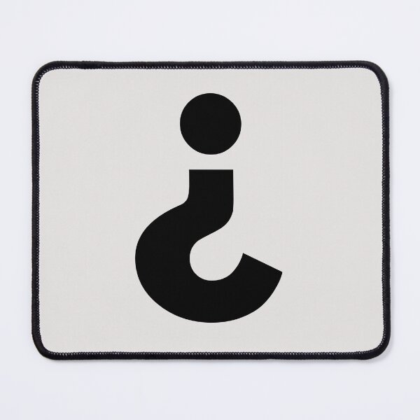 Item preview, Black and White Upside Down Question Mark designed and sold by Schka.