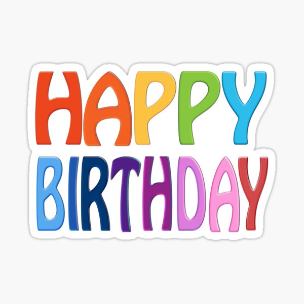 Birthday Wishes Stickers for Sale | Redbubble
