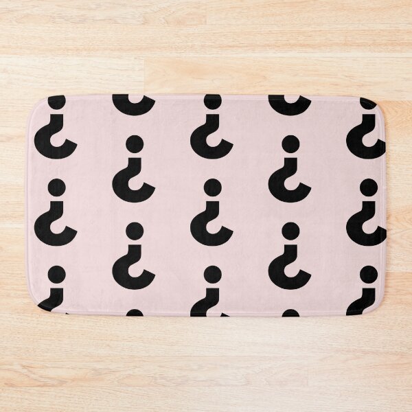 Item preview, Black and White Upside Down Question Mark designed and sold by Schka.