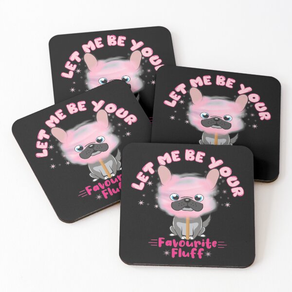 Item preview, Cute Sweet French Bulldog Pink Watercolor Cotton Candy designed and sold by PinkPandaDesign.