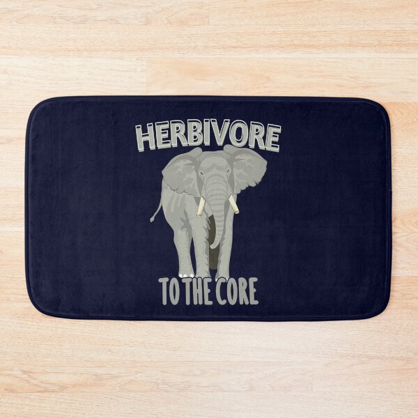 Item preview, Herbivore To The Core - Elephant - Go Vegan designed and sold by GreenSlate.