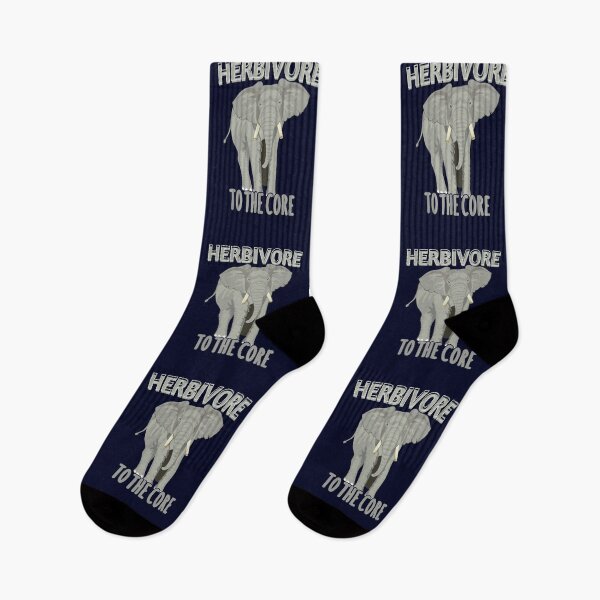 Item preview, Herbivore To The Core - Elephant - Go Vegan designed and sold by GreenSlate.