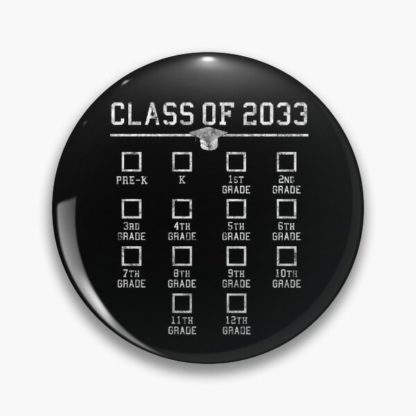 Item preview, Class Of 2033 With Space For Checkmarks 6th birthday designed and sold by TranscendFlow.