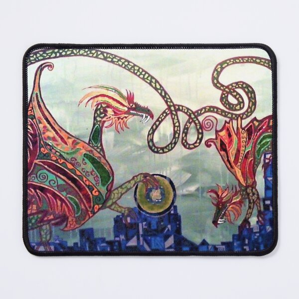 Item preview, Dragons guarding the Sphere of Life designed and sold by Ina Schneider.