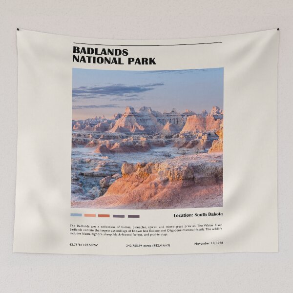 Item preview, Badlands National Park designed and sold by JoshuaDarbon94.