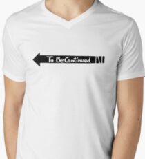 JoJo's Bizarre Adventure - To Be Continued Men's V-Neck T-Shirt