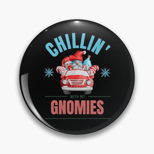 Item preview, Chillin with my GNOMIES! Funny cute Christmas design. designed and sold by HROC.