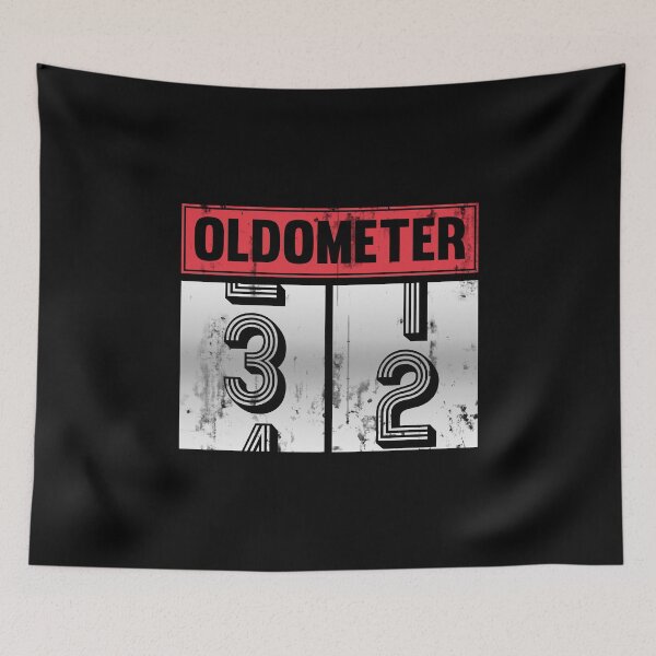 Item preview, Funny Oldometer For 32nd Bday counting Years Old Birthday Gift  designed and sold by kindxinn.