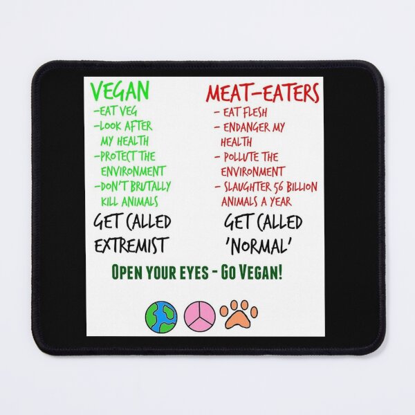 Item preview, OPEN YOUR EYES - GO VEGAN! designed and sold by Davies72.