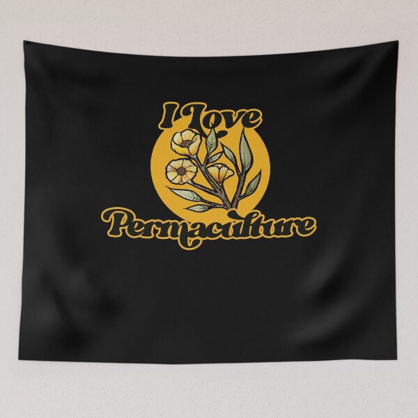 Item preview, I Love permaculture designed and sold by FrictionMaxxing.