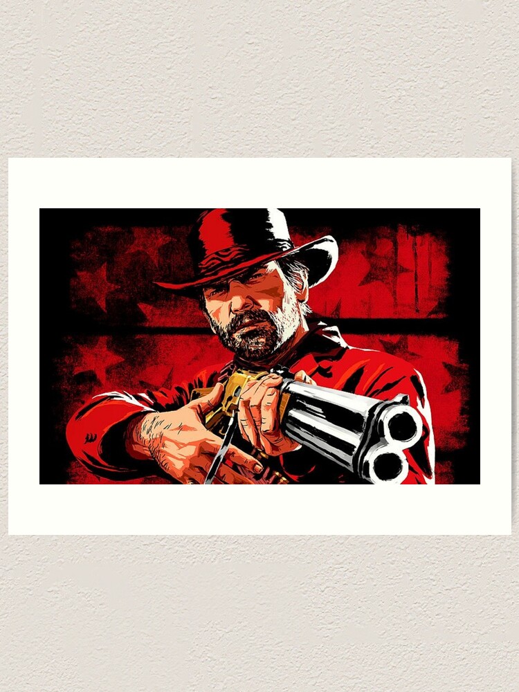 Arthur Morgan Video Game Artwork Greeting Card for Sale by Vintage-Travler