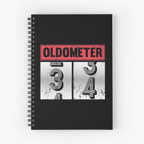 Item preview, Funny Oldometer For 34th Bday counting Years Old Birthday Gift  designed and sold by kindxinn.