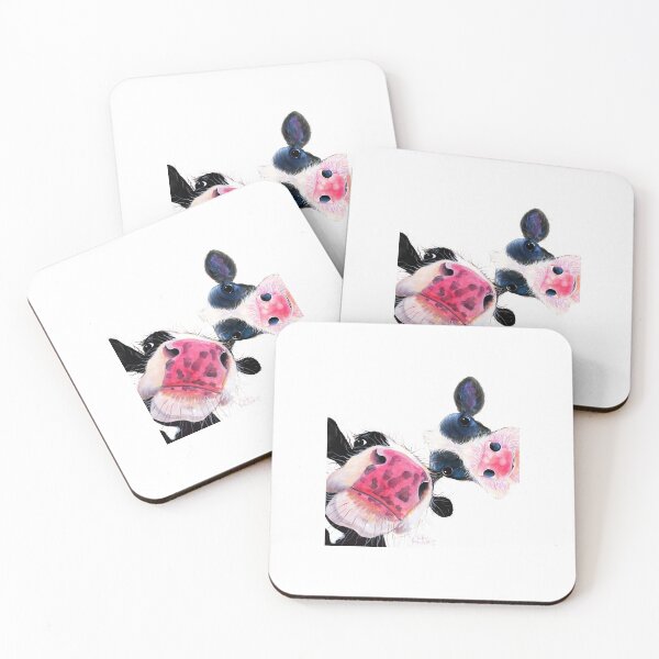 Item preview, CoW PRiNT, ANiMaL PRiNT ' NeLLY & NoRa ' BY SHiRLeY MacARTHuR designed and sold by Shirley MacArthur Art.