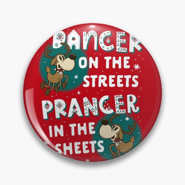 Artikelvorschau, Tänzerin auf der Straße Prancer in the Sheets - Santas Rentier entworfen und verkauft von Nemons.