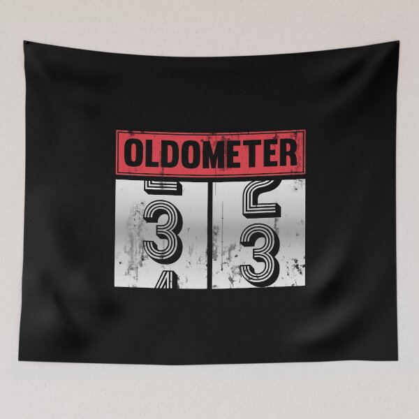 Item preview, Funny Oldometer For 33rd Bday counting Years Old Birthday Gift  designed and sold by kindxinn.