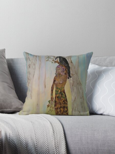 Vista previa del artículo con la obra «Dryad y su cuervo», diseñado y vendido por Ina Schneider.