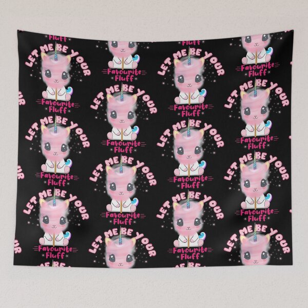 Item preview, Cute Unicorn Pink Watercolor Cotton Candy designed and sold by PinkPandaDesign.