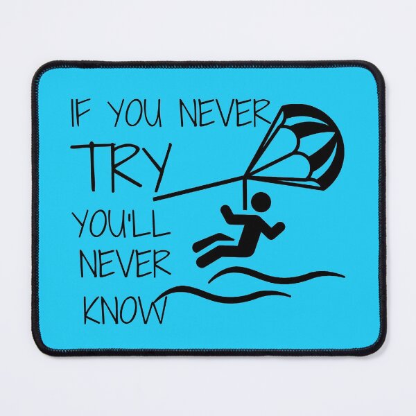 Item preview, Parasailing if you never try you'll never know designed and sold by GoaTeeGram.