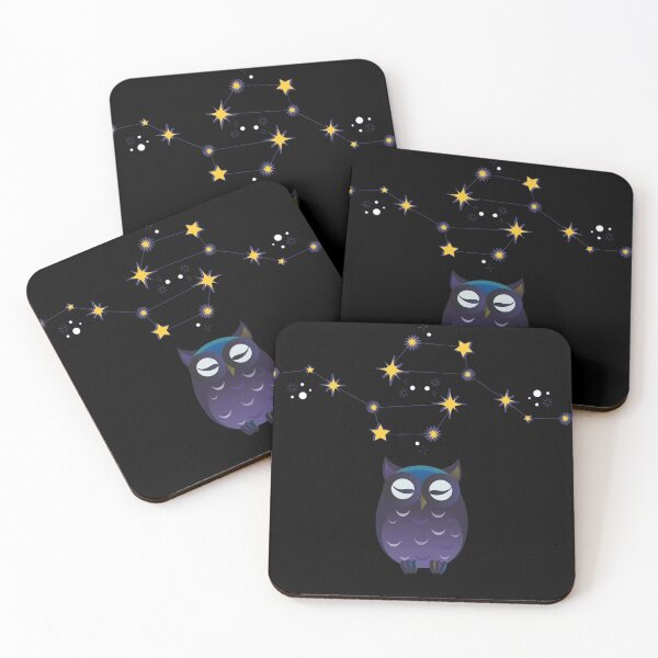 Item preview, Star constellation night owl designed and sold by Seoul26.