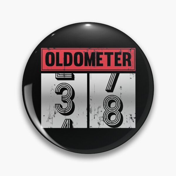 Item preview, Funny Oldometer For 38th Bday counting Years Old Birthday Gift  designed and sold by kindxinn.