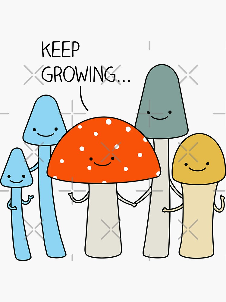 Growing mushrooms by Milkyprint