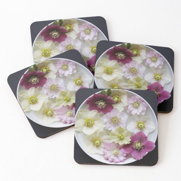 Item preview, Hellebores in a White Dish designed and sold by AlysonFennell.