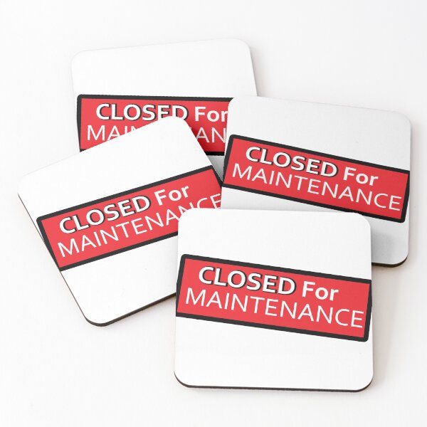 Item preview, closed for maintenance designed and sold by MehdiRA.