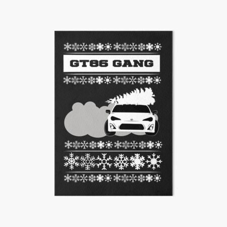 Vista previa del artículo con la obra «Toyota GT86 - Navidad», diseñado y vendido por IMPACT GREY /////.