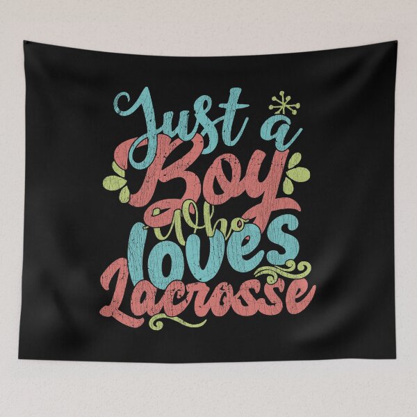 Item preview, Just A Boy Who Loves Lacrosse Gift graphic designed and sold by theodoros20.