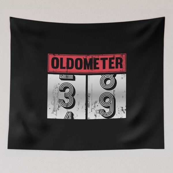 Item preview, Funny Oldometer For 39th Bday counting Years Old Birthday Gift  designed and sold by kindxinn.