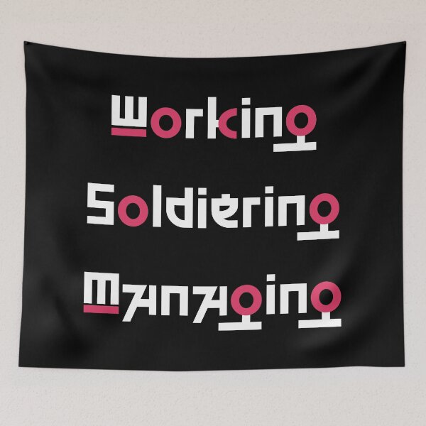 Item preview, Squid Game Staff Mantra designed and sold by cooliophonic.