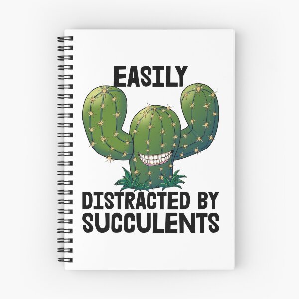Item preview, Easily Distracted By Succulents designed and sold by Bendthetrend.