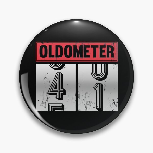 Item preview, Funny Oldometer For 41st Bday counting Years Old Birthday Gift  designed and sold by kindxinn.