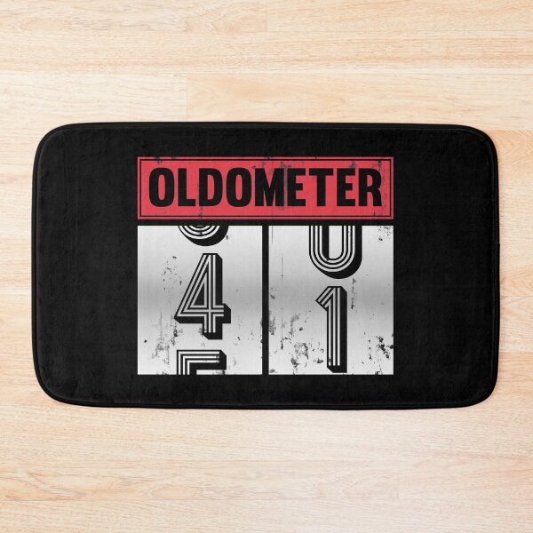 Item preview, Funny Oldometer For 41st Bday counting Years Old Birthday Gift  designed and sold by kindxinn.