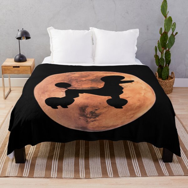 Item preview, poodle Dog Silhouette in Mars poodle lover gift designed and sold by alaechamlal.