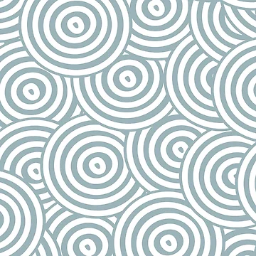 Vorschaubild zum Design Pale Blue and White Hypnotic Circle Pattern Pairs Dulux 2022 Popular Colour River Valley - Color Trends von ColorOfTheYears