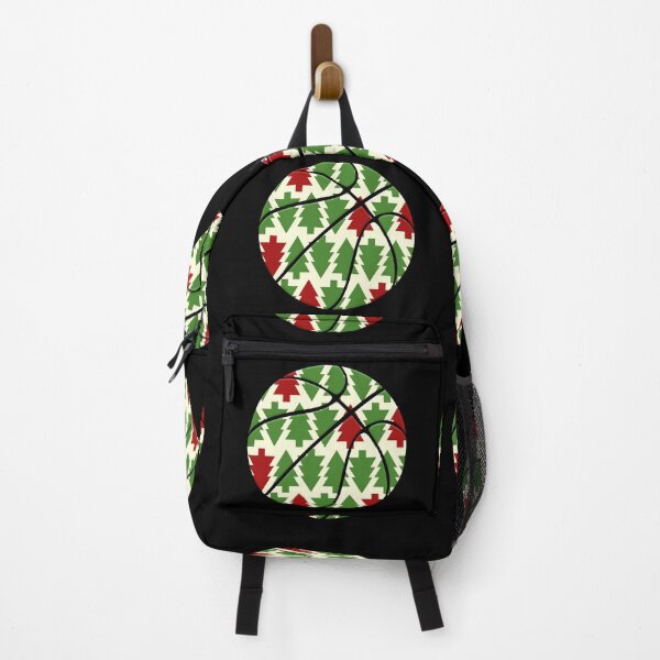 Item preview, Abstract Basketball Design - Motivational Sports - Christmas Trees - Red Green designed and sold by Gaming x Sports.