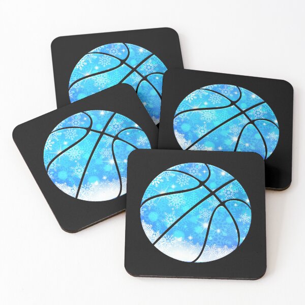 Artikelvorschau, Abstraktes Basketball-Design - Motivationssport - Winter-Schnee-Hellblau entworfen und verkauft von Gaming x Sports.