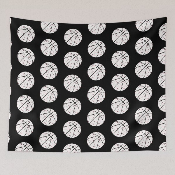 Item preview, Abstract Basketball Design - Motivational Sports - Candy Cane Pattern designed and sold by Gaming x Sports.
