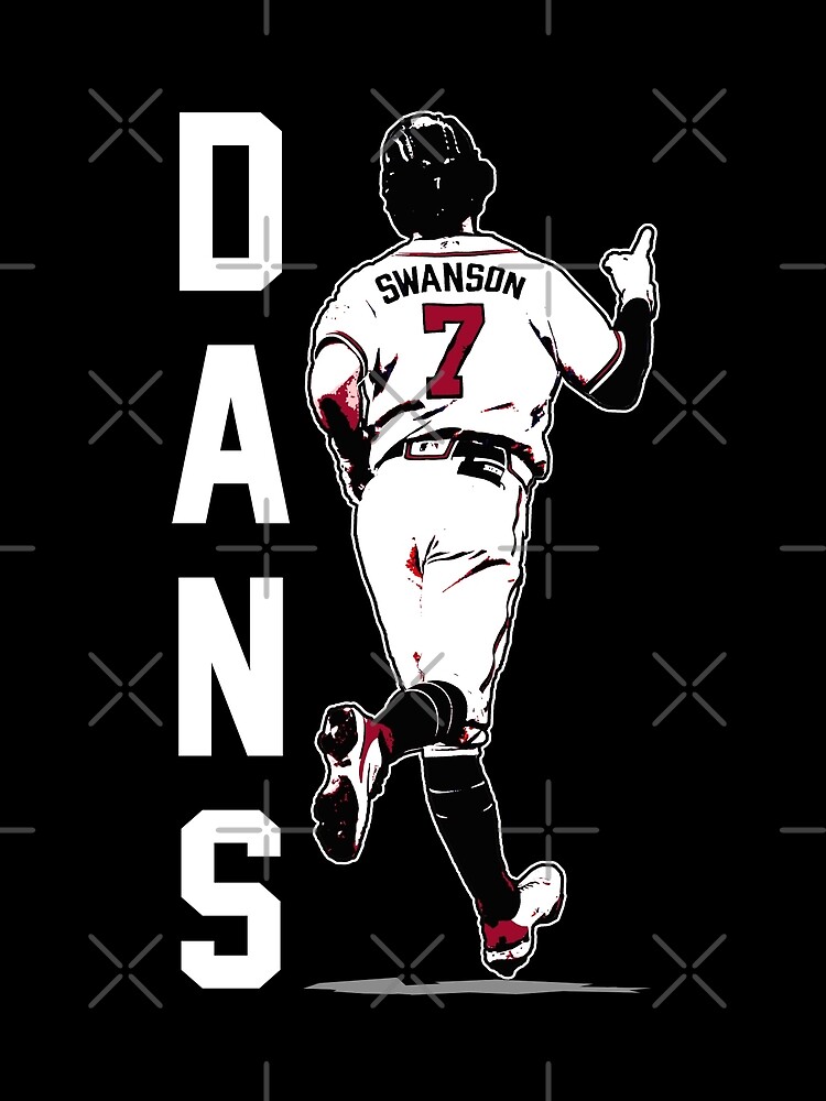 dansby swanson jersey number Poster for Sale by madisonsummey