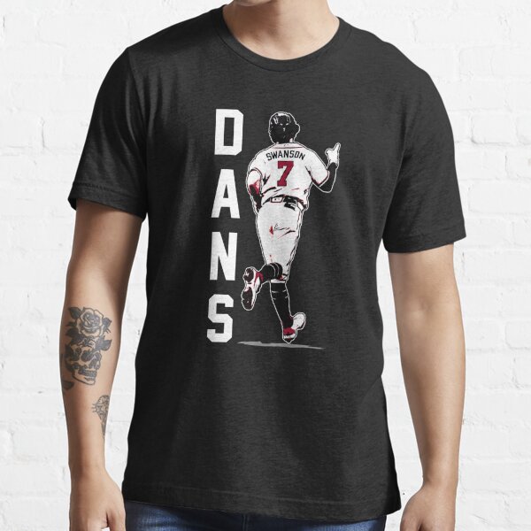 dansby swanson jersey Essential T-Shirt for Sale by madisonsummey