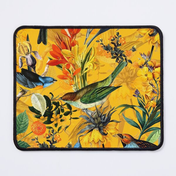 Item preview, Pierre Joseph Redoute vintage flowers and hummingbirds nostalgic Botanical Garden pattern Nightgarden designed and sold by UtArt.