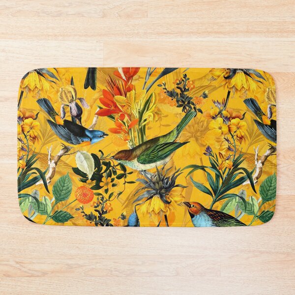 Item preview, Pierre Joseph Redoute vintage flowers and hummingbirds nostalgic Botanical Garden pattern Nightgarden designed and sold by UtArt.