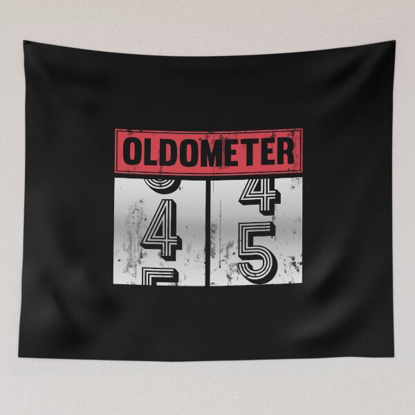 Item preview, Funny Oldometer For 45th Bday counting Years Old Birthday Gift  designed and sold by kindxinn.